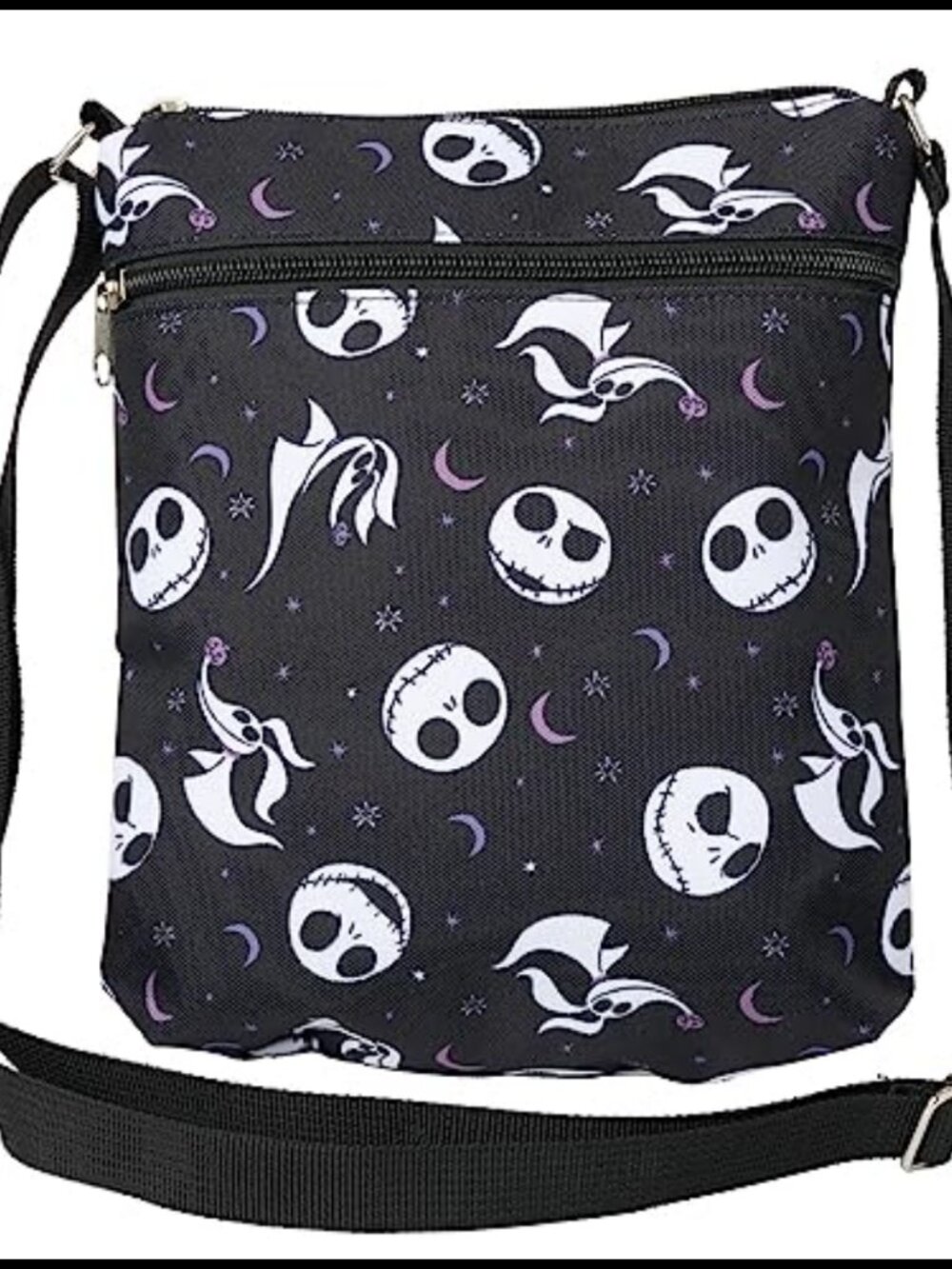 Disney Nightmare Before Christmas Crossbody Bag Vegan Canvas